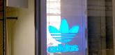 Объемные световые буквы Adidas Original. Подложка оргстекло. Томск