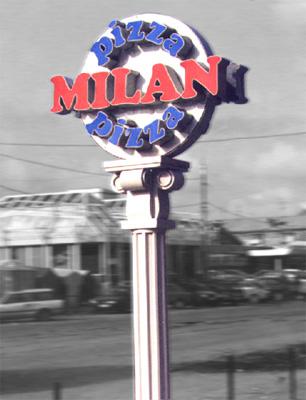 Имиджевая-рекламная конструкция Milan Pizza